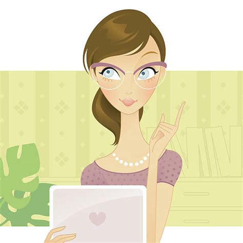 smart woman clip art